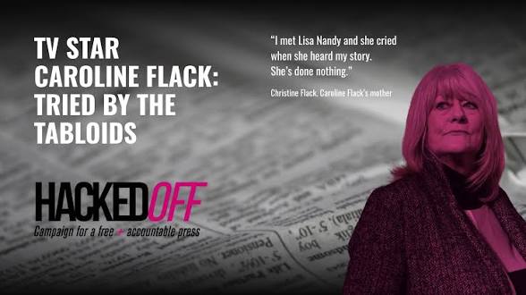 Hacked Off campaign feature: TV star Caroline Flack tried by the tabloids
